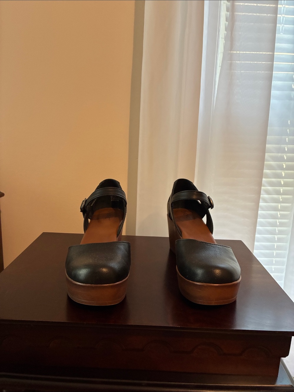 b.o.c. Black Mary Jane Platforms